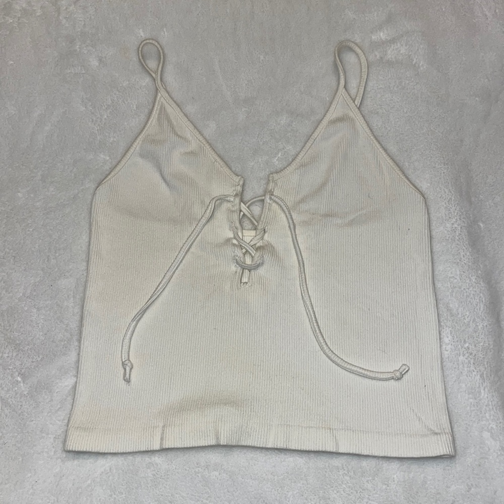 White Crop Top